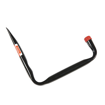 Rothley Black Steel Wall-Mounted J-Shaped Storage Hook (H)270Mm (D)280Mm