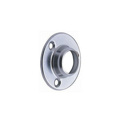 Colorail Heavy Duty Brushed Nickel Effect Stainless Steel Rail End Socket (L)19Mm (Dia)19Mm