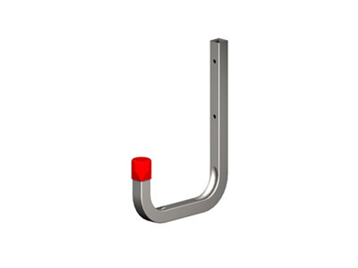 Rothley Steel Wall-Mounted J-Shaped Storage Hook (H)210Mm (D)150Mm