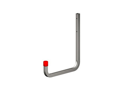 Rothley Steel Wall-Mounted J-Shaped Storage Hook (H)300Mm (D)250Mm