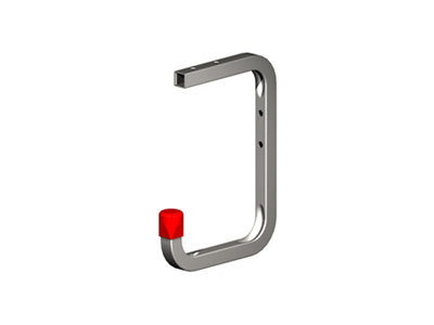 Rothley Steel Ceiling-Mounted J-Shaped Storage Hook (H)160Mm (D)115Mm