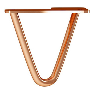Rothley Polished Hairpin Furniture Leg (H)100Mm