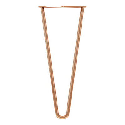 Rothley Polished Hairpin Furniture Leg (H)350Mm