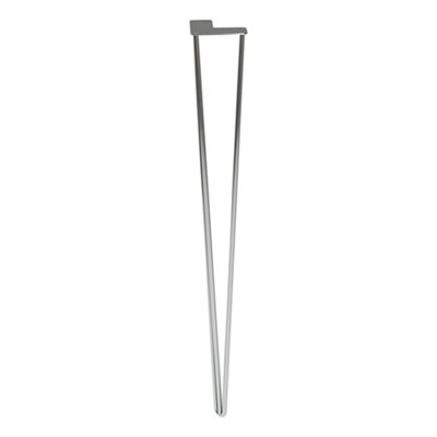 Rothley Brushed Hairpin Furniture Leg (H)710Mm
