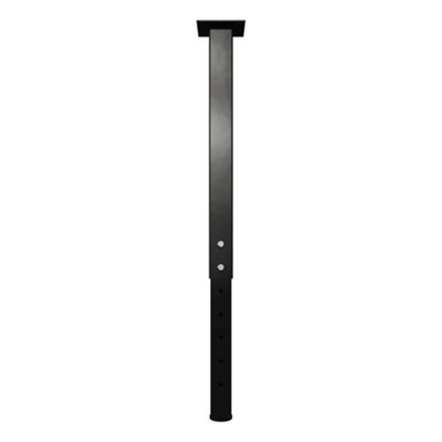 Rothley Black Straight Table Leg (H)1000Mm (Dia)50Mm