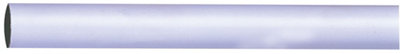 Colorail White Steel Round Wardrobe Rail, (L)0.91M (Dia)19Mm