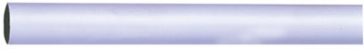 Colorail White Steel Round Wardrobe Rail, (L)1.22M (Dia)19Mm