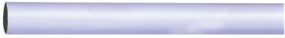 Colorail White Steel Round Wardrobe Rail, (L)1.83M (Dia)19Mm
