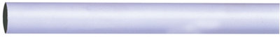 Colorail White Steel Round Wardrobe Rail, (L)0.91M (Dia)25Mm