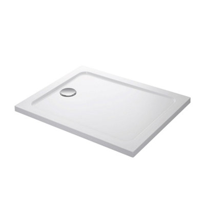 Mira Flight Low Gloss White Rectangular Universal Shower Tray (L)1200Mm (W)700Mm (H) 40Mm