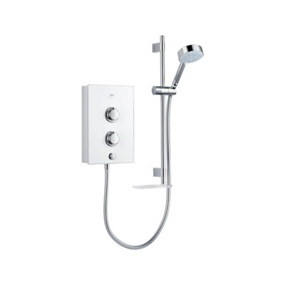 Mira Decor White Manual Electric Shower, 8.5Kw