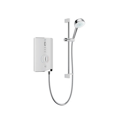 Mira Sport Max Single Outlet Gloss White Electric Shower, 9Kw