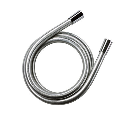 Mira Matt Chrome Effect Metal & Plastic Shower Hose, (L)1.25M