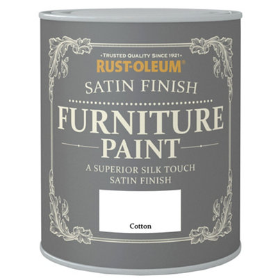 Rust-Oleum Cotton Satinwood Furniture Paint, 125Ml