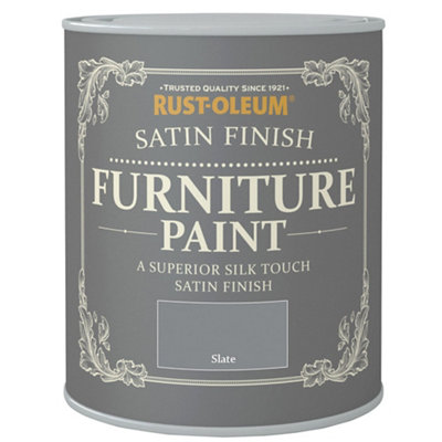 Rust-Oleum Slate Satinwood Furniture Paint, 125Ml