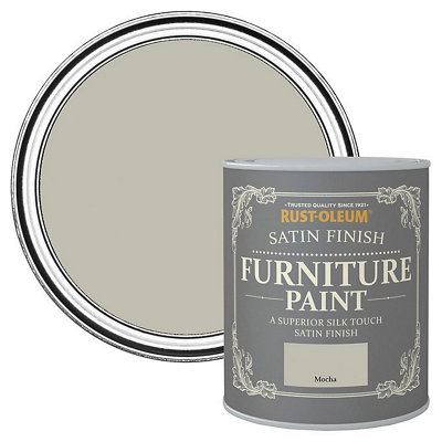 Rust-Oleum Mocha Satinwood Furniture Paint, 750Ml
