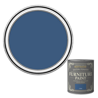 Rust-Oleum Interior Cobalt Satinwood Furniture Paint, 750Ml
