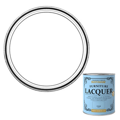 Rust-Oleum Clear Matt Multi-Surface Furniture Lacquer, 125Ml