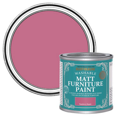 Rust-Oleum Raspberry Ripple Matt Multi-Room Furniture Paint, 125Ml