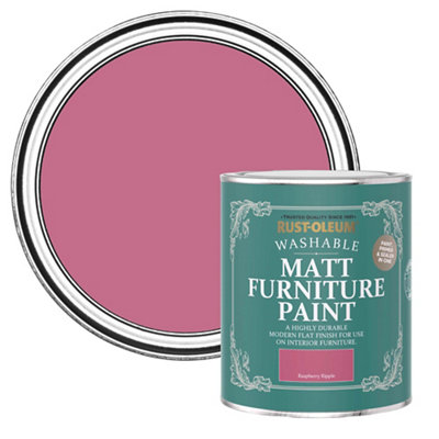 Rust-Oleum Raspberry Ripple Matt Multi-Room Furniture Paint, 750Ml