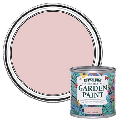 Rust-Oleum Pink Champagne Matt Multi-Surface Exterior Topcoat Paint, 125Ml Tin