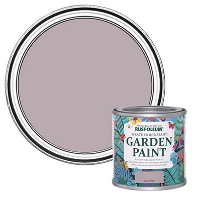 Rust-Oleum Lilac Wine Matt Multi-Surface Exterior Topcoat Paint, 125Ml Tin