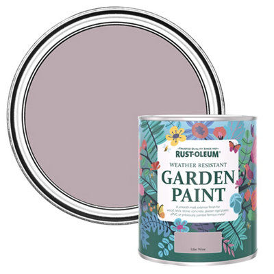 Rust-Oleum Lilac Wine Matt Multi-Surface Exterior Topcoat Paint, 750Ml Tin