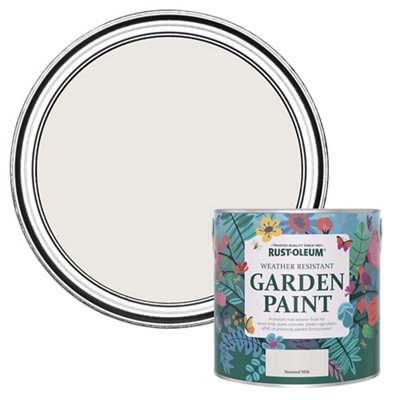 Rust-Oleum Steamed Milk Matt Multi-Surface Exterior Topcoat Paint, 2.5L Tin