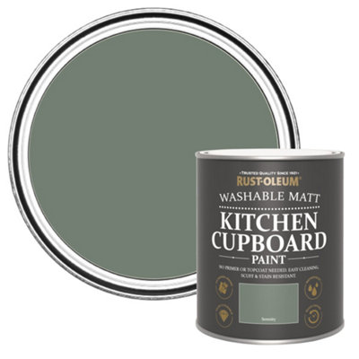 Rust-Oleum Serenity Matt Kitchen Cupboard Paint, 750Ml