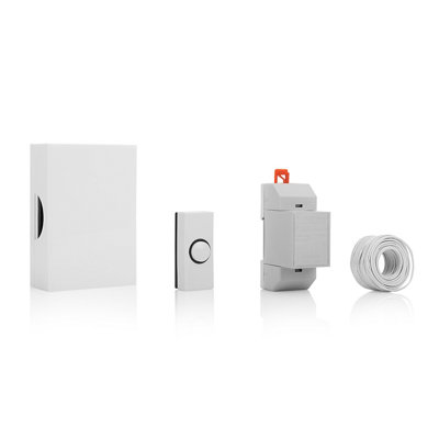 Byron White Wired Door Chime Kit 10.015.46