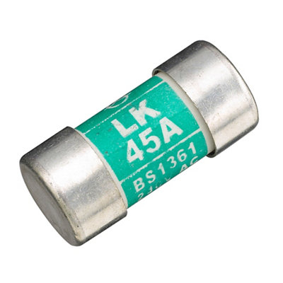 Wylex 45A Cartridge Fuses 230V