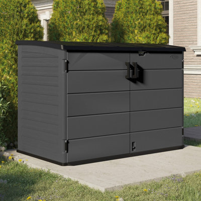 Suncast Moda Stow-Away Resin Garden Storage - Grey