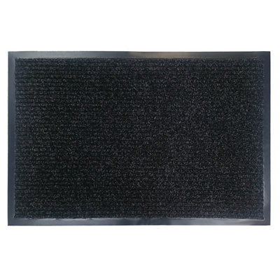 Primeur Grey Ribbed Barrier Mat, 80Cm X 50Cm