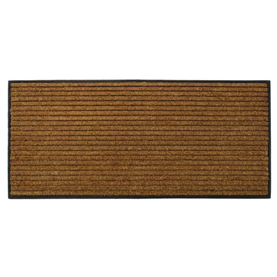 Primeur Natural Ribbed Heavy Duty Scraper Mat, 100Cm X 45Cm