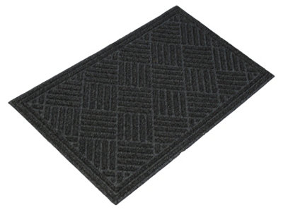Primeur Flooring Grey Diamond Heavy Duty Scraper Mat, 75Cm X 45Cm