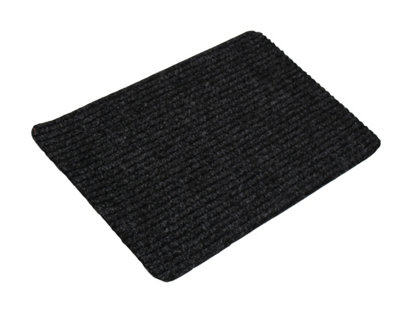 Primeur Flooring Grey Plain Scraper Mat, 60Cm X 40Cm