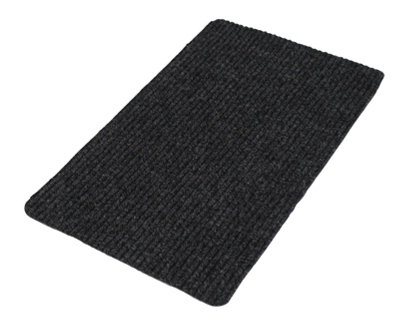 Primeur Flooring Grey Plain Scraper Mat, 100Cm X 60Cm