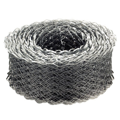 Expamet Galvanised Steel Coil Lath, (L)20M (W)65Mm