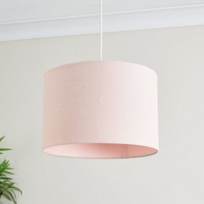 Harbour Studio Ascot Pink Cylinder Lamp Shade (D)30Cm