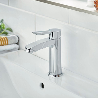 Bristan Apelo Chrome Effect Round Basin Mono Mixer Tap