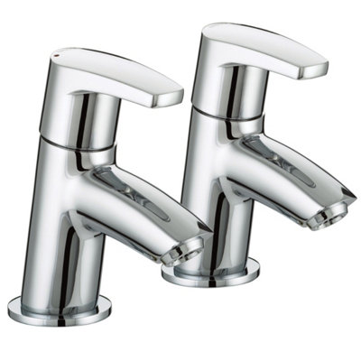 Bristan Orta Chrome Effect Bath Pillar Tap