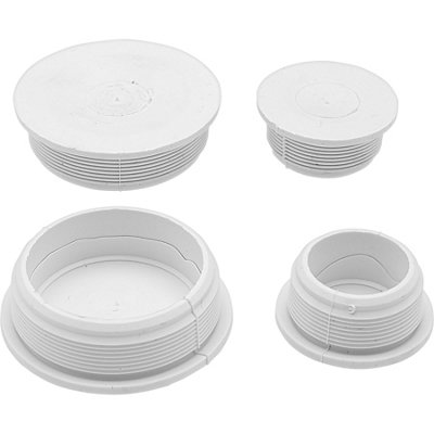 Bg Plastic Semi-Blind Grey 25Mm Grommet, Pack Of 13