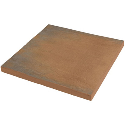 Bradstone Autumn Bronze Concrete Paving Slab, 10.79M² (L)600Mm (W)600Mm Pack Of 29