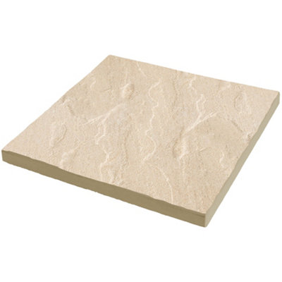 Bradstone Fossil Buff Sandstone Paving Slab, 15.5M² (L)900Mm (W)600Mm Pack Of 25