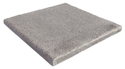 Bradstone Textured Dark Grey Reconstituted Stone Paving Slab, 0.36M² (L)600Mm (W)600Mm