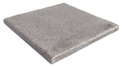 Bradstone Textured Dark Grey Reconstituted Stone Paving Slab, 0.2M² (L)450Mm (W)450Mm