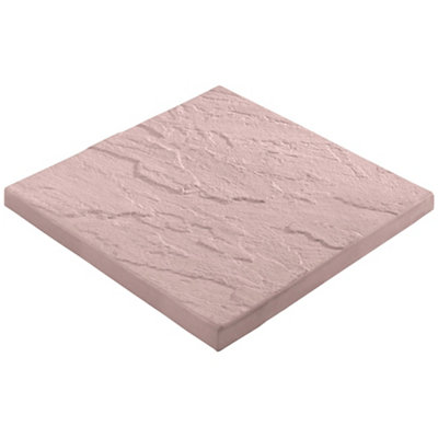 Bradstone Derbyshire Terracotta Reconstituted Stone Paving Slab, 0.2M² (L)450Mm (W)450Mm