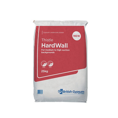 Thistle Hardwall Plaster, 25Kg Bag