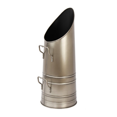 Slemcka Pewter Coal Chute (H)505Mm (D)200Mm