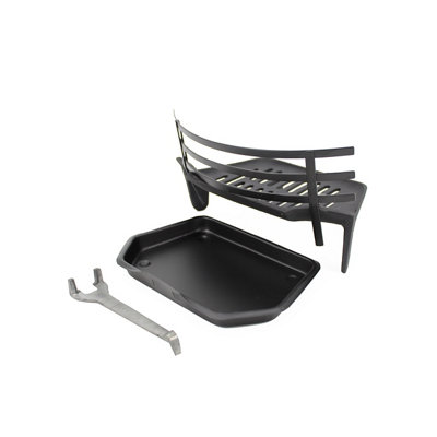 Slemcka Traditional Metal Fire Side Starter Set (H)290Mm (D)220Mm